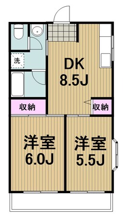 グレイスコート幸Iの物件間取画像